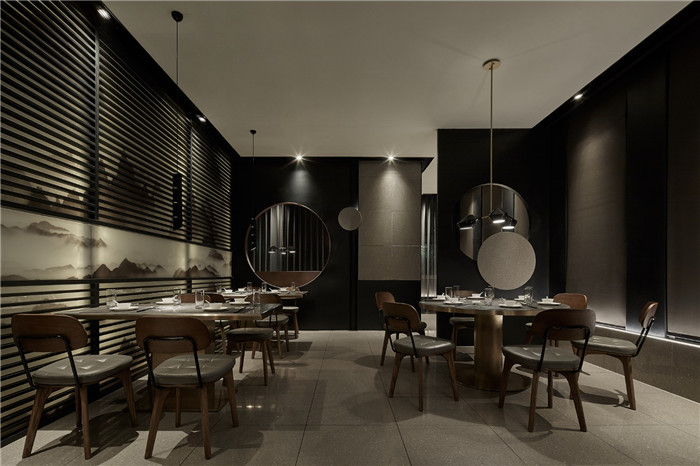 鄭州百年好和簡約新中式餐廳用餐區(qū)裝修設(shè)計(jì)方案