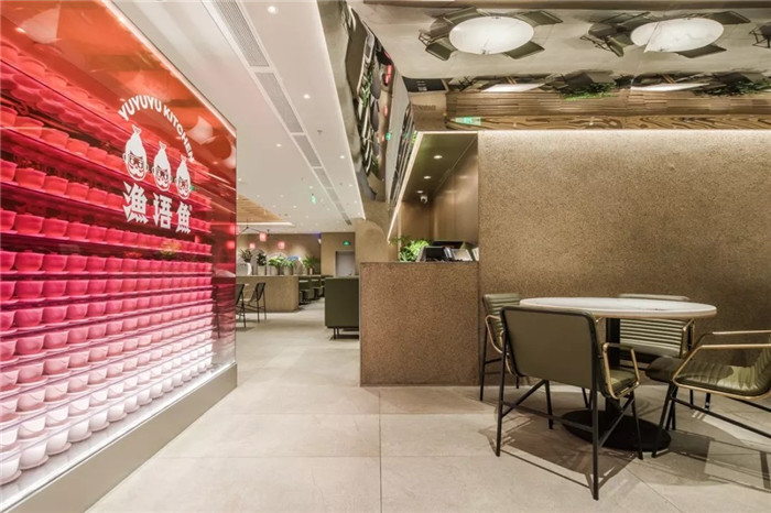 以竹為主題的漁語魚酸菜魚餐飲店面裝修設(shè)計(jì)方案